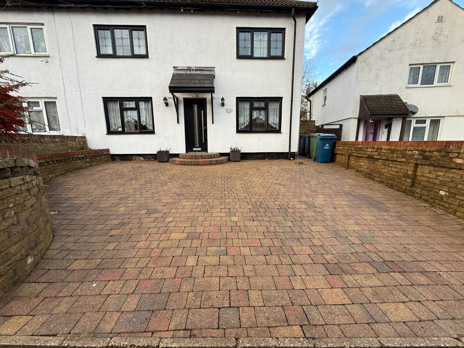 Driveway & patio pressure washing
